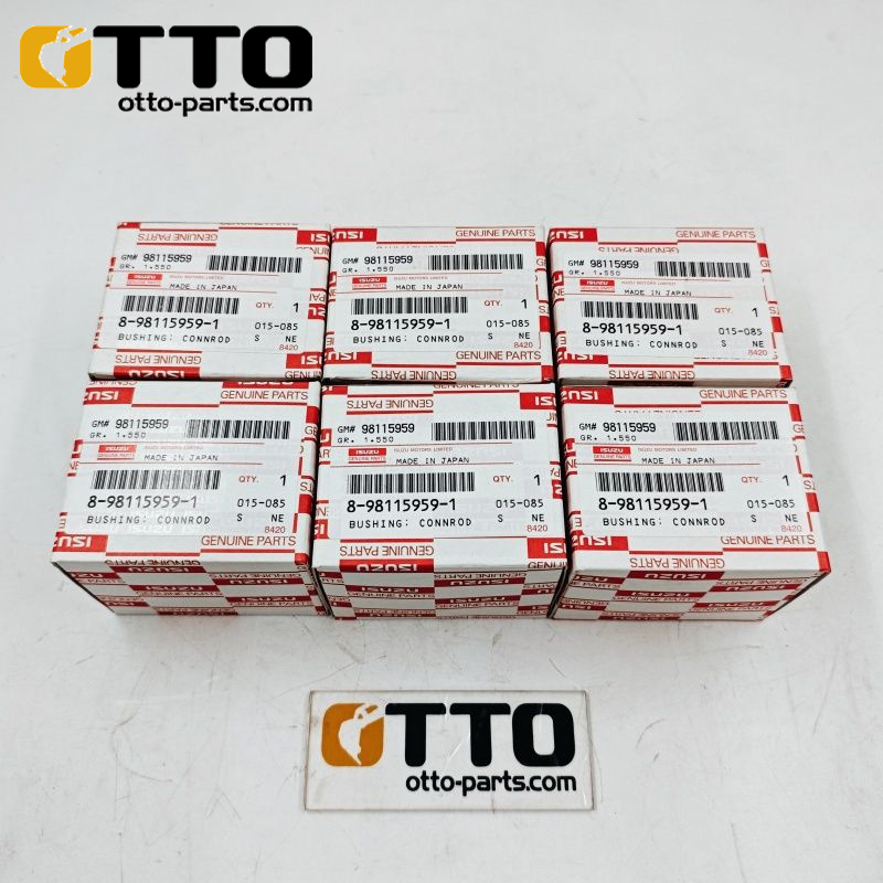 Otto 1-12251037-4 1122510374 112251-0374 Connrod втулка экскаватор zx450-3 6wg1 дизельный двигатель для isuzu