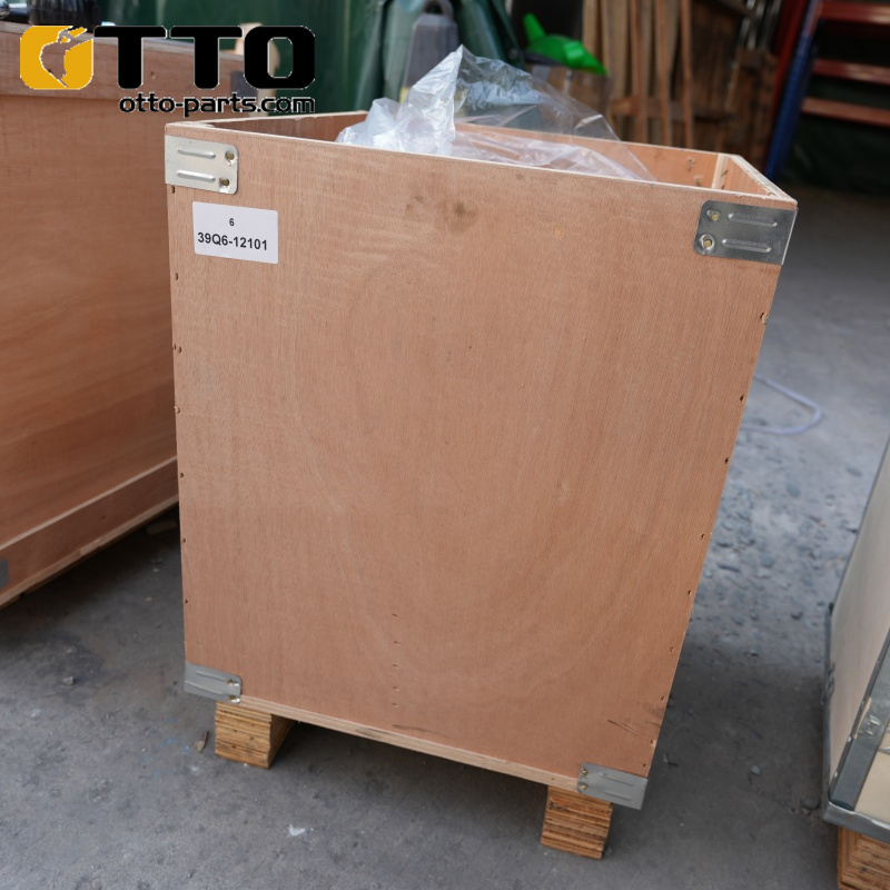 OTTO 39Q6-12101 Узел поворотного редуктора для экскаватора Hyundai R210LC9, поворотный редуктор, узел передачи тяжелой техники