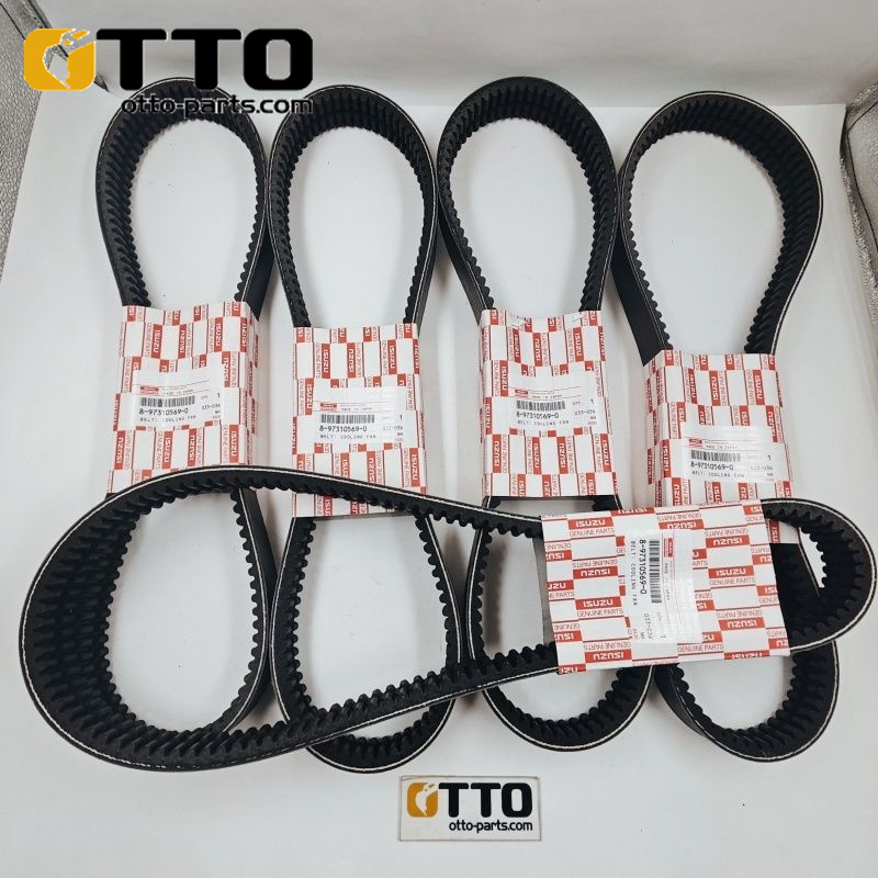 OTTO Экскаватор ZX200 ZX210 ZX210-3 ZX225US 6BG1 8-97310569-0 897310-5690 8973105690 Ремень вентилятора для Isuzu