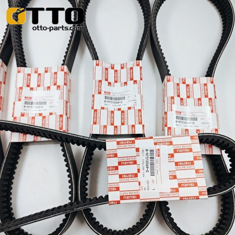 OTTO Экскаватор ZX200 ZX210 ZX210-3 ZX225US 6BG1 8-97310569-0 897310-5690 8973105690 Ремень вентилятора для Isuzu - Otto Excavator Parts
