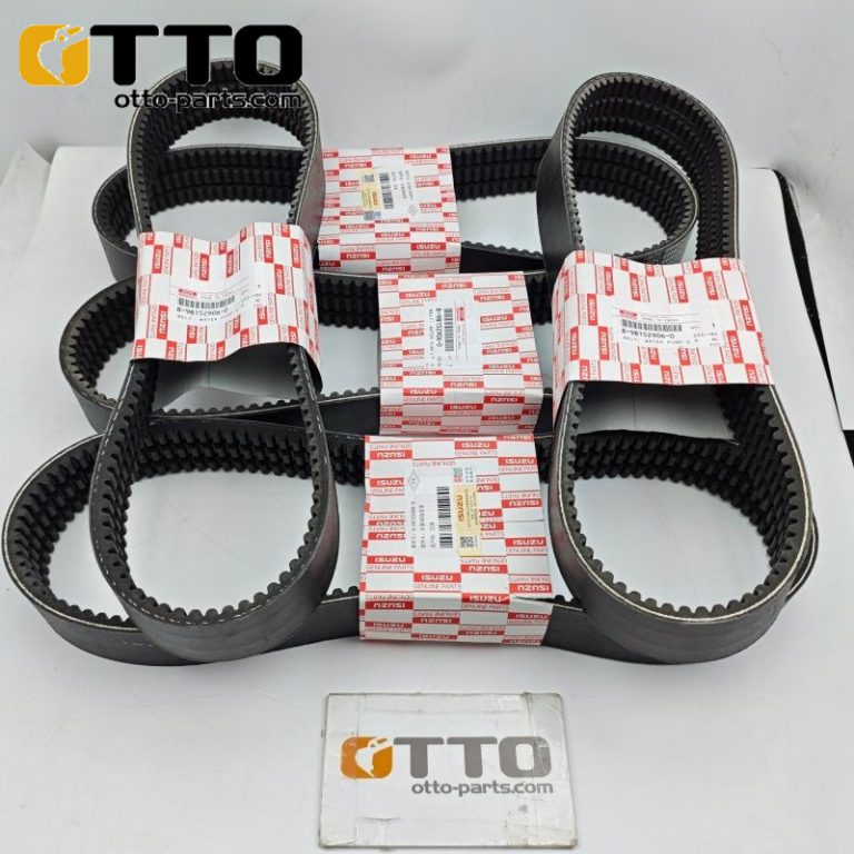 OTTO Ремень привода водяного насоса 8-98152906-0 для двигателя Isuzu 6BG1 и экскаваторов ZX200-5G, PC200, PC210, PC220 - Otto Excavator Parts