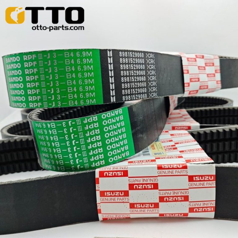 OTTO Ремень привода водяного насоса 8-98152906-0 для двигателя Isuzu 6BG1 и экскаваторов ZX200-5G, PC200, PC210, PC220 - Otto Excavator Parts