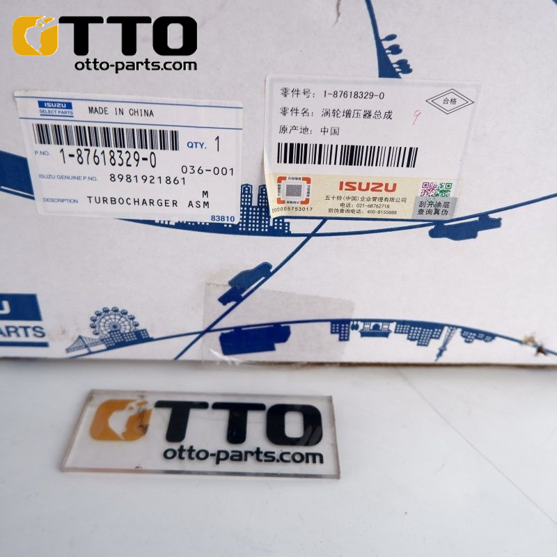 Otto 187618329 1-87618329 турбокомпрессор экскаватор запчасти 6wg1 двигатель турбокомпрессор