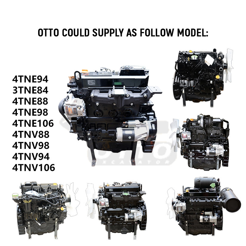 OTTO Узел двигателя 4TNV88 Замена аналоговая запчасть для экскаватора тяжёлое оборудование