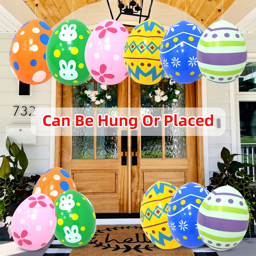 Пасхальные украшенные яйца