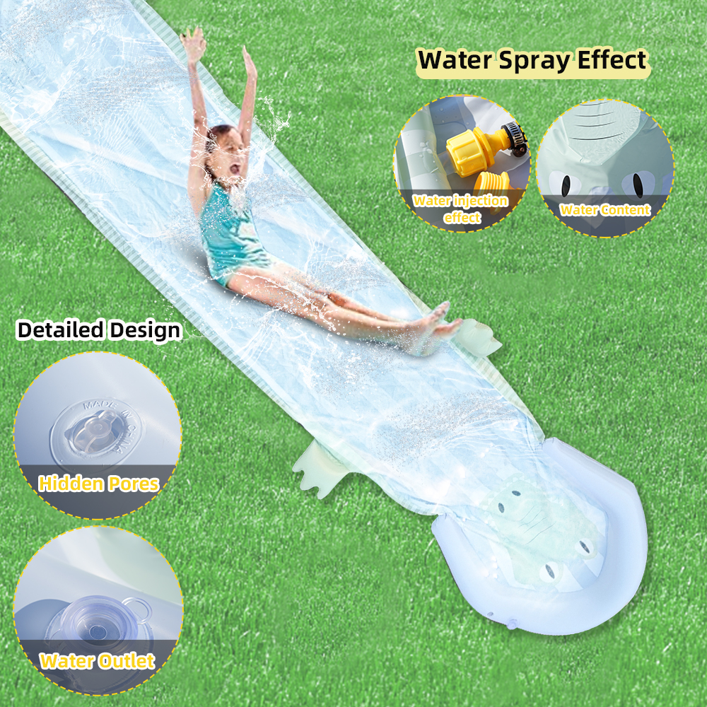 Водная горка “Крокодил”