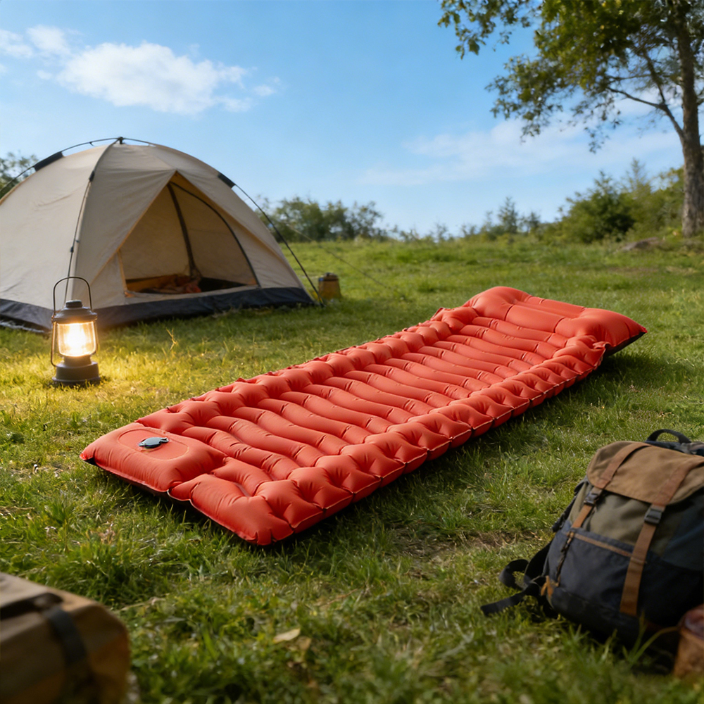 Надувной матрас для отдыха на природе
