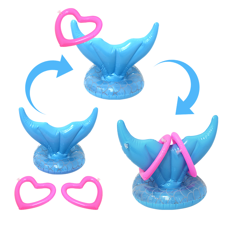 Кольцевой бросок с хвостом русалки