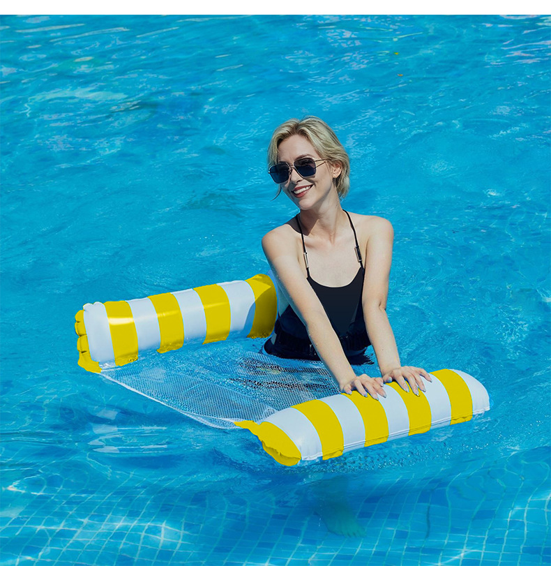 Надувной плавательный матрас