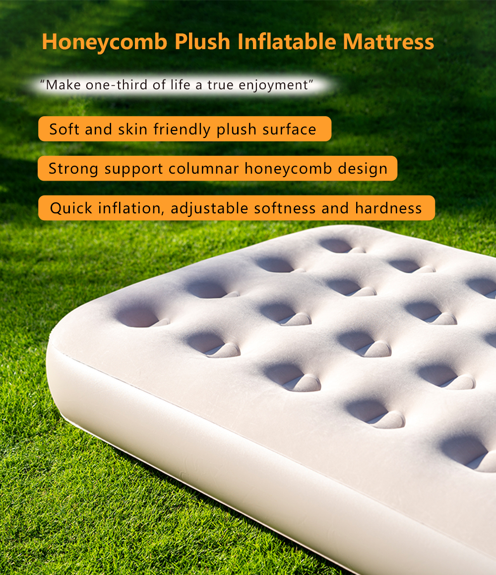 Надувной матрас с флокированной поверхностью (Inflatable Flocking Mattress)