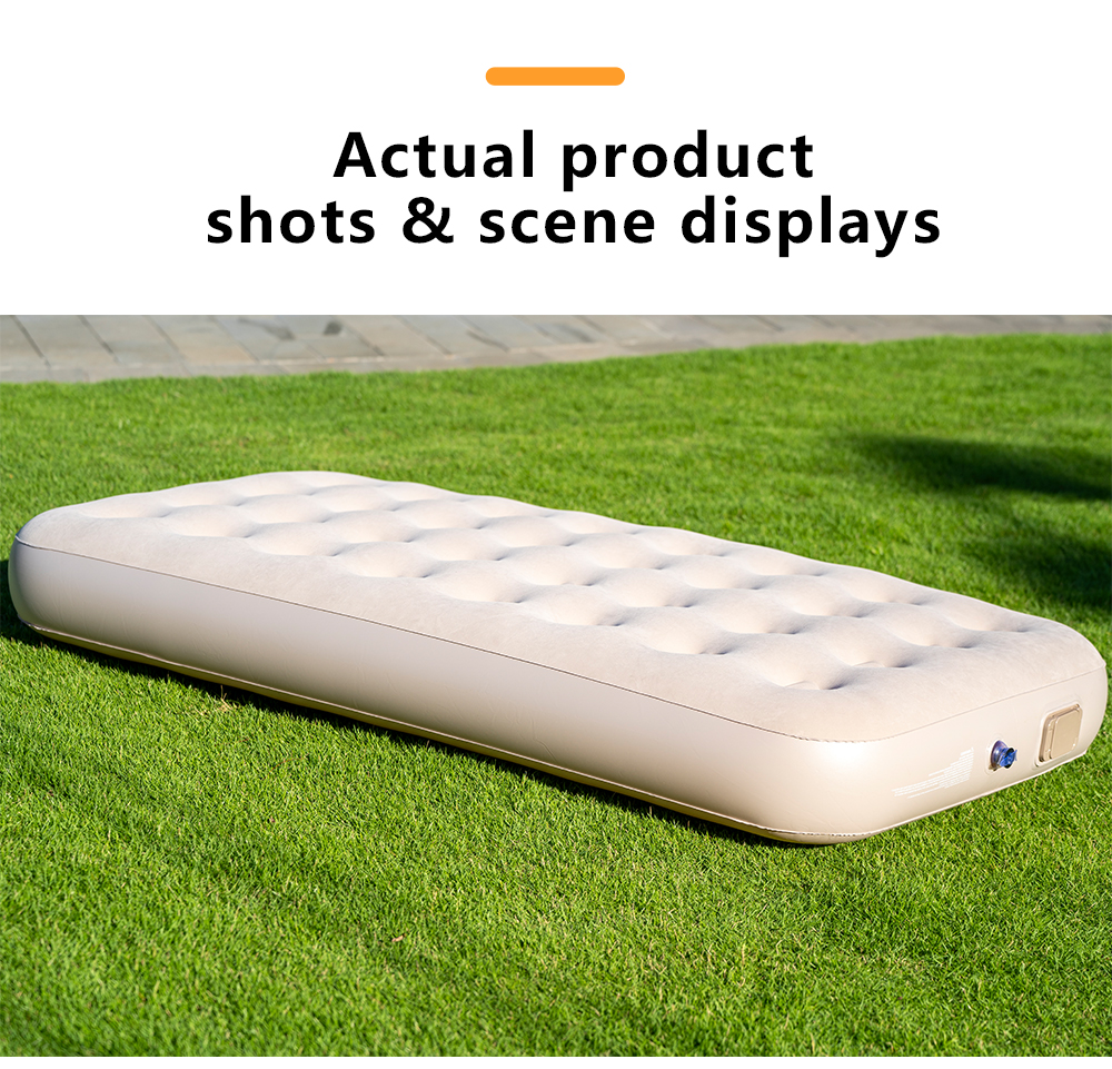 Надувной матрас с флокированной поверхностью (Inflatable Flocking Mattress)