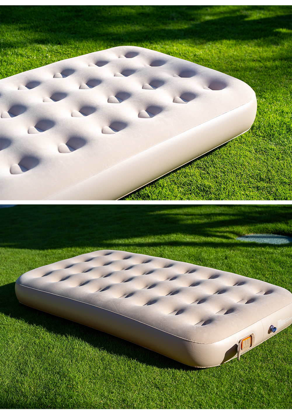 Надувной матрас с флокированной поверхностью (Inflatable Flocking Mattress)