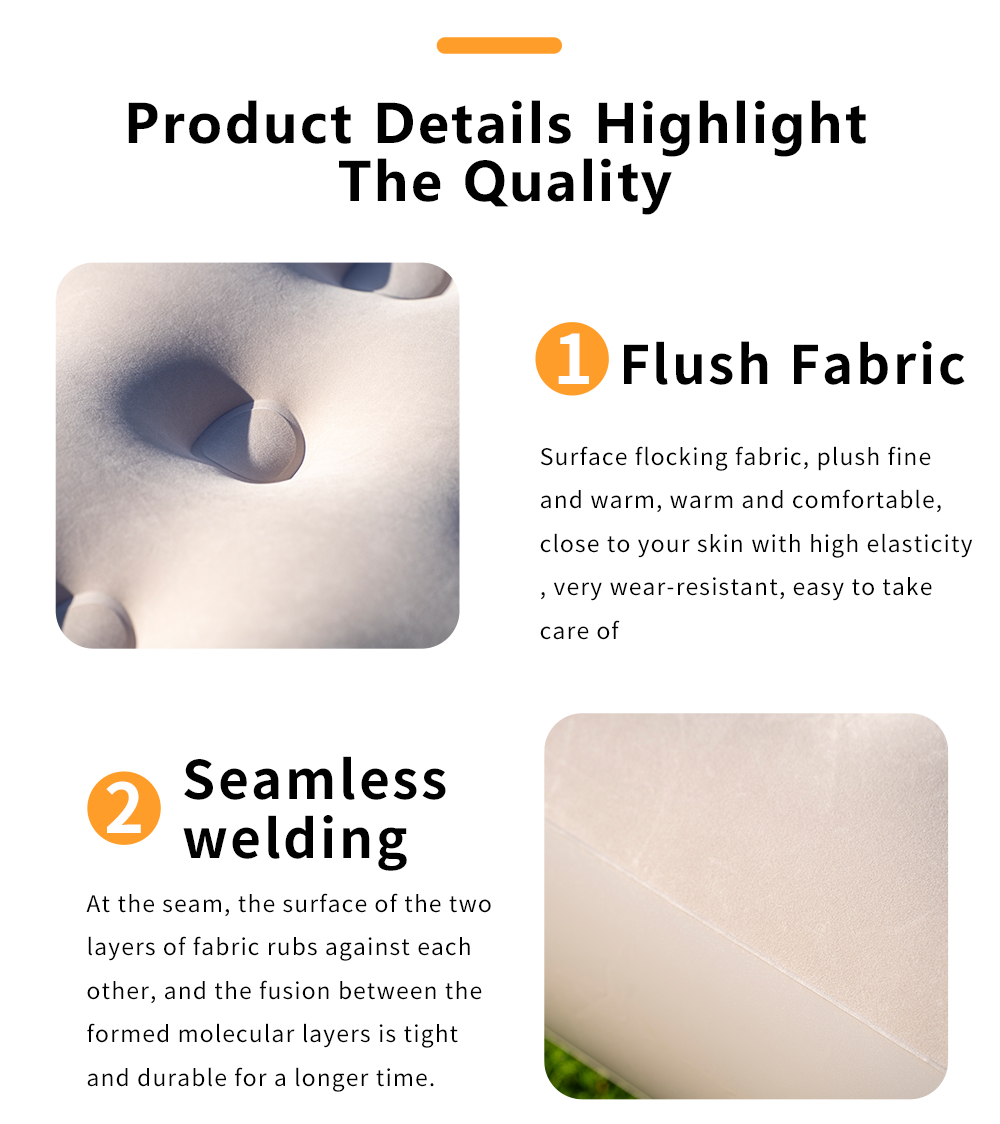 Надувной матрас с флокированной поверхностью (Inflatable Flocking Mattress)