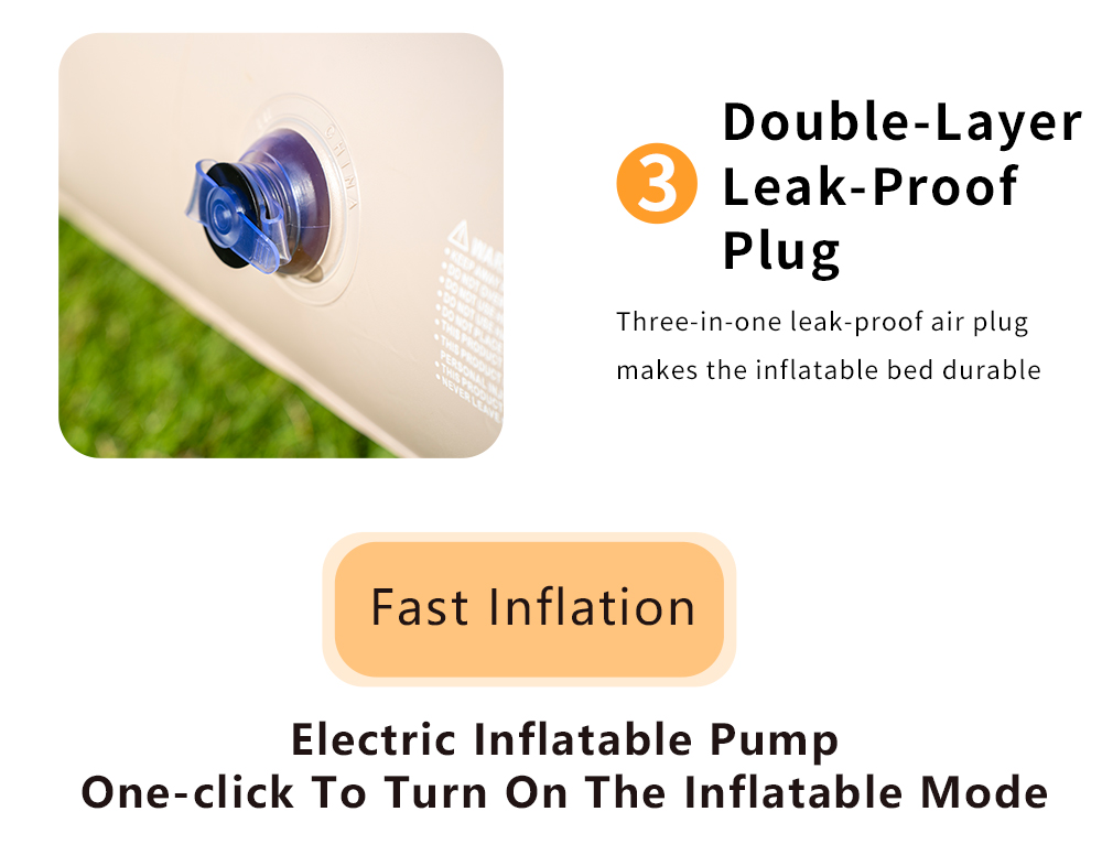 Надувной матрас с флокированной поверхностью (Inflatable Flocking Mattress)