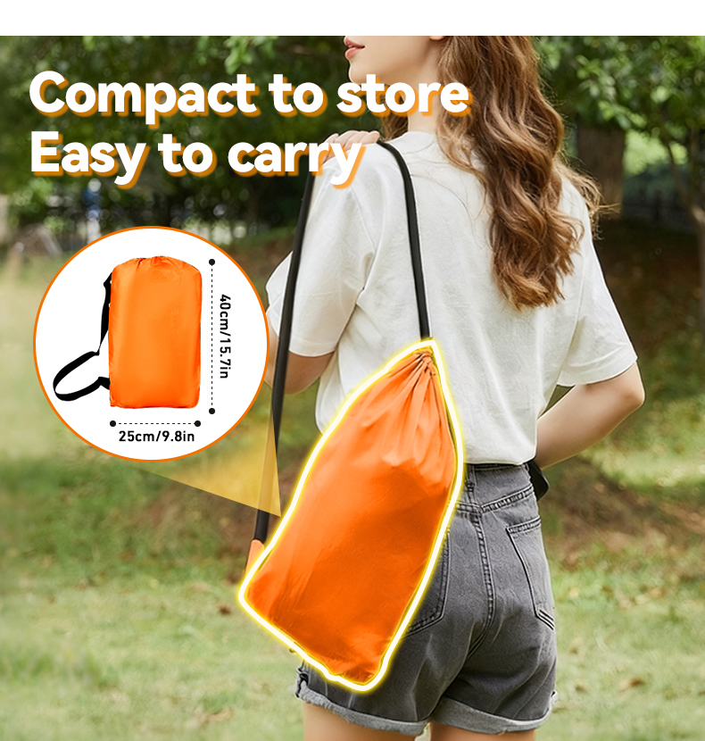 Надувной диван «Ленивец» с подушкой