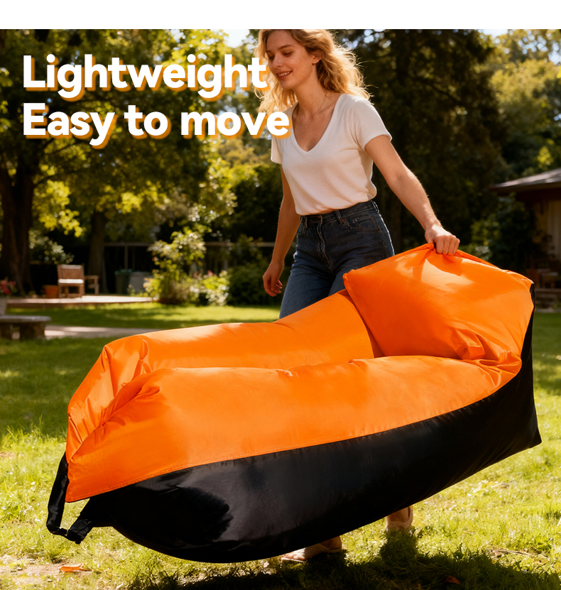 Надувной диван «Ленивец» с подушкой