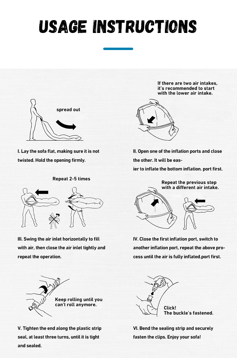 Надувной диван «Ленивец» с подушкой