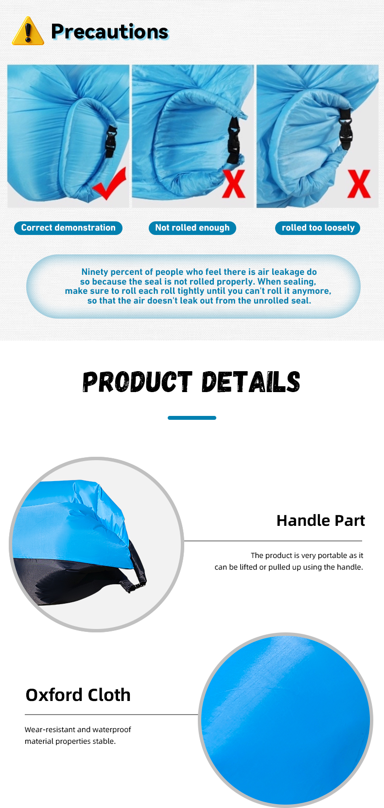 Надувной диван «Ленивец» с подушкой