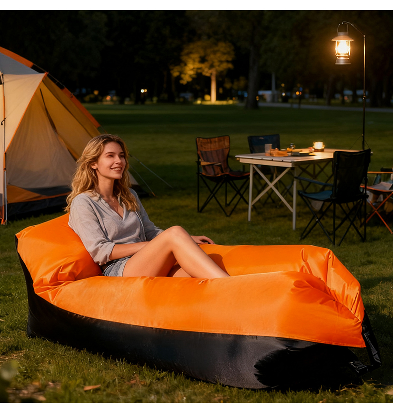 Надувной диван «Ленивец» с подушкой