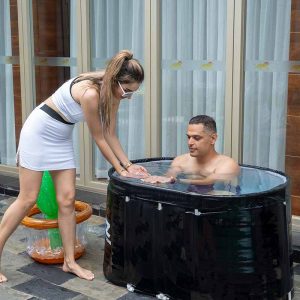 квадратные складные ледяные купели