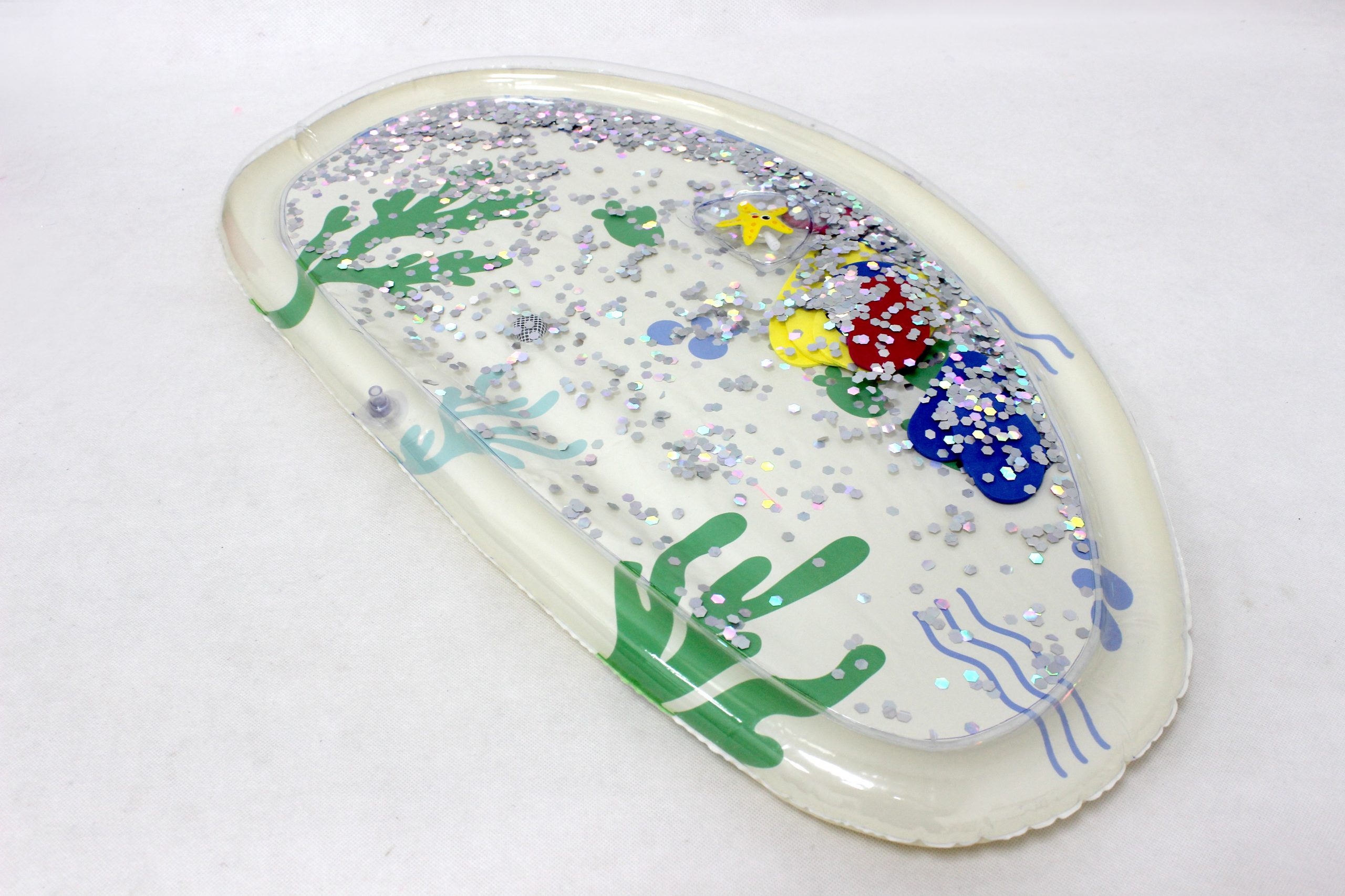 Надувной коврик-хлопушка для детей и с гудком.