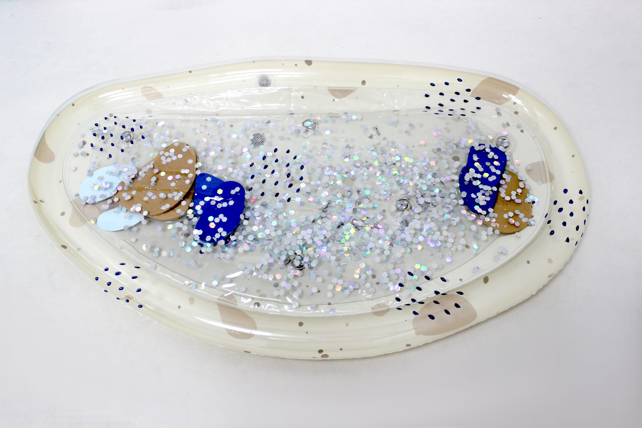 Надувной игровой коврик-хлопушка для детей