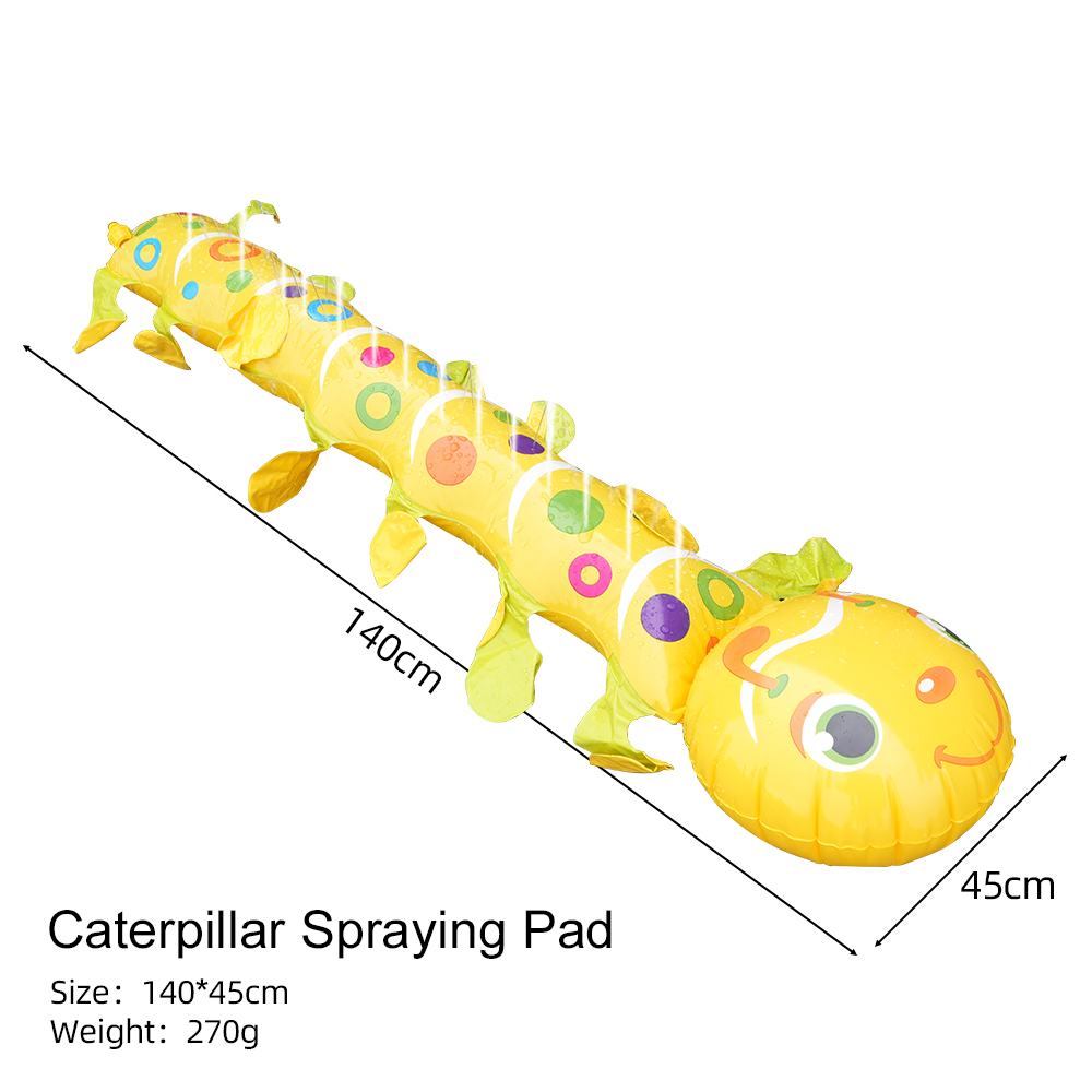 Надувная игрушка-брызгалка “Гусеница”