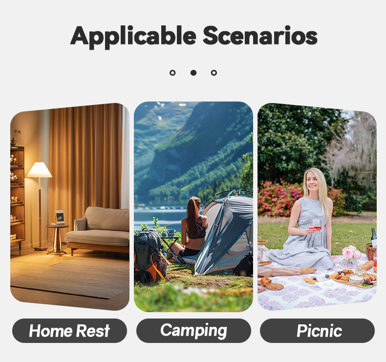 Надувной диван из оксфордской ткани (со светодиодной лентой)