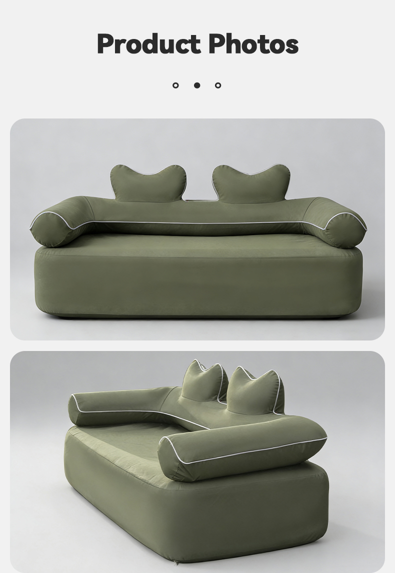 Надувной диван из оксфордской ткани (со светодиодной лентой)