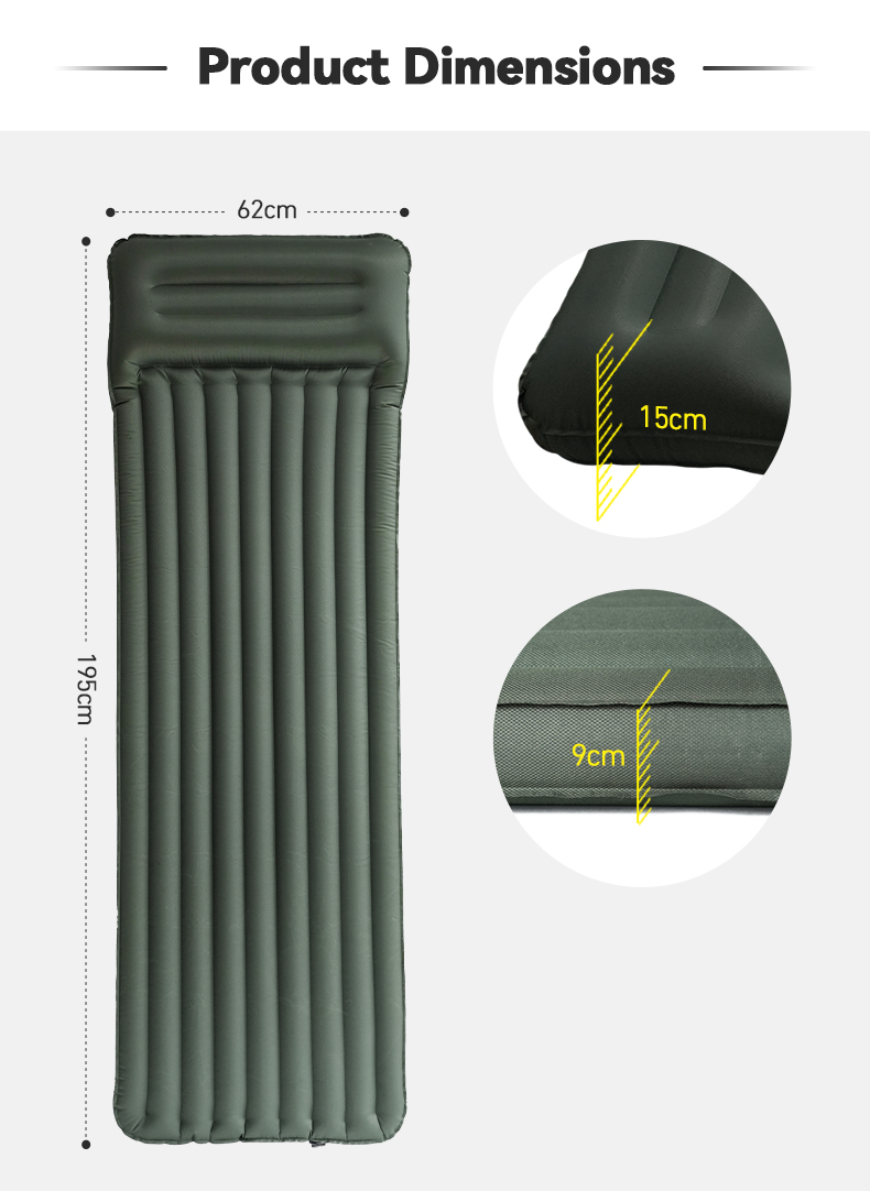 Нейлоновый TPU надувной коврик