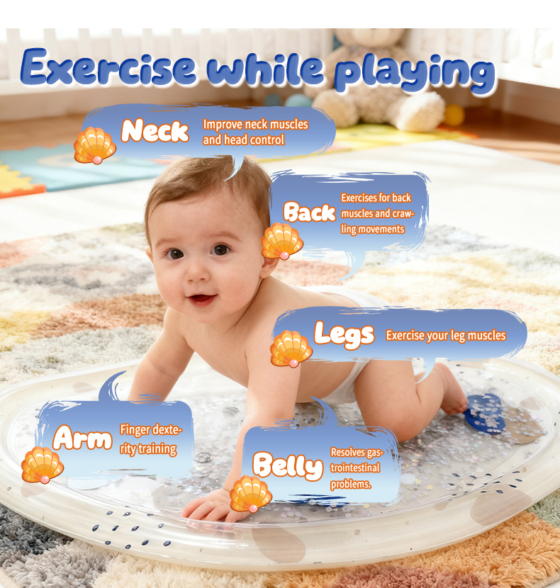 Светящийся водный коврик для хлопков (Light-up Patting Water Mat)