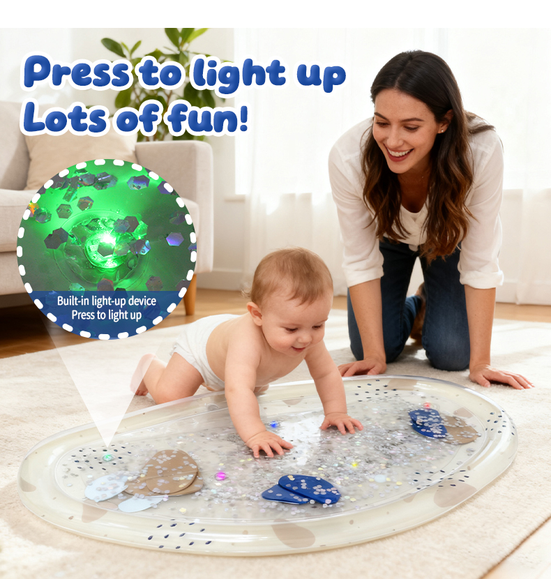 Светящийся водный коврик для хлопков (Light-up Patting Water Mat)