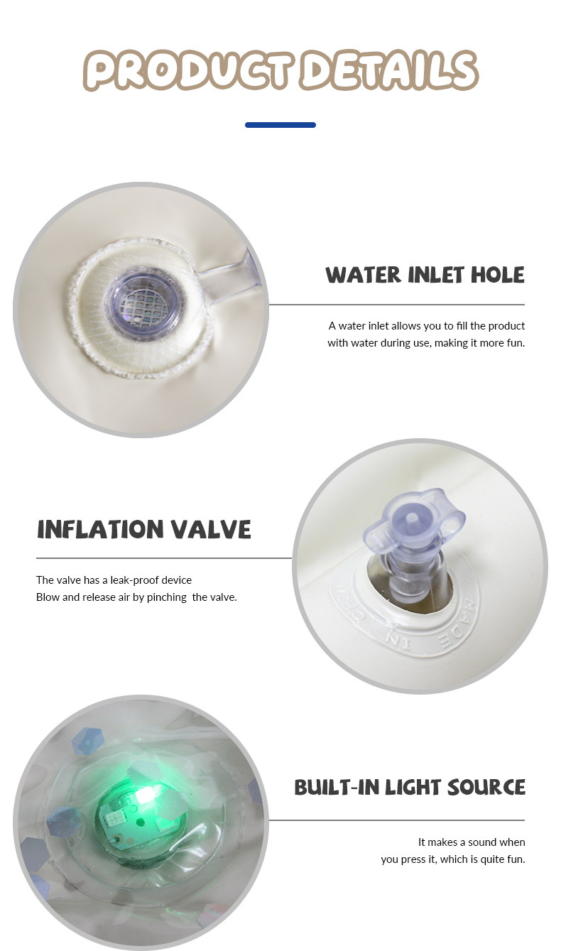 Светящийся водный коврик для хлопков (Light-up Patting Water Mat)