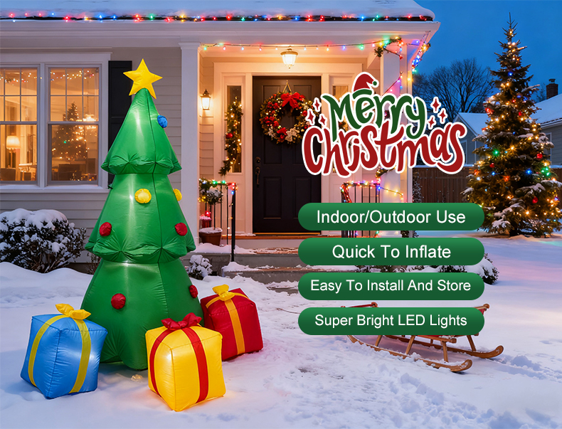 Подарочная надувная модель “Новогодняя ёлка”