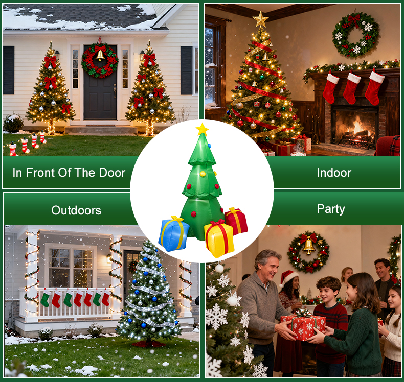 Подарочная надувная модель “Новогодняя ёлка”