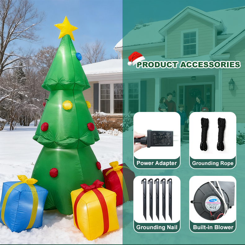 Подарочная надувная модель “Новогодняя ёлка”