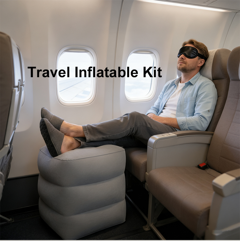 Дорожная надувная подставка для ног (Travel Inflatable Foot Mat)