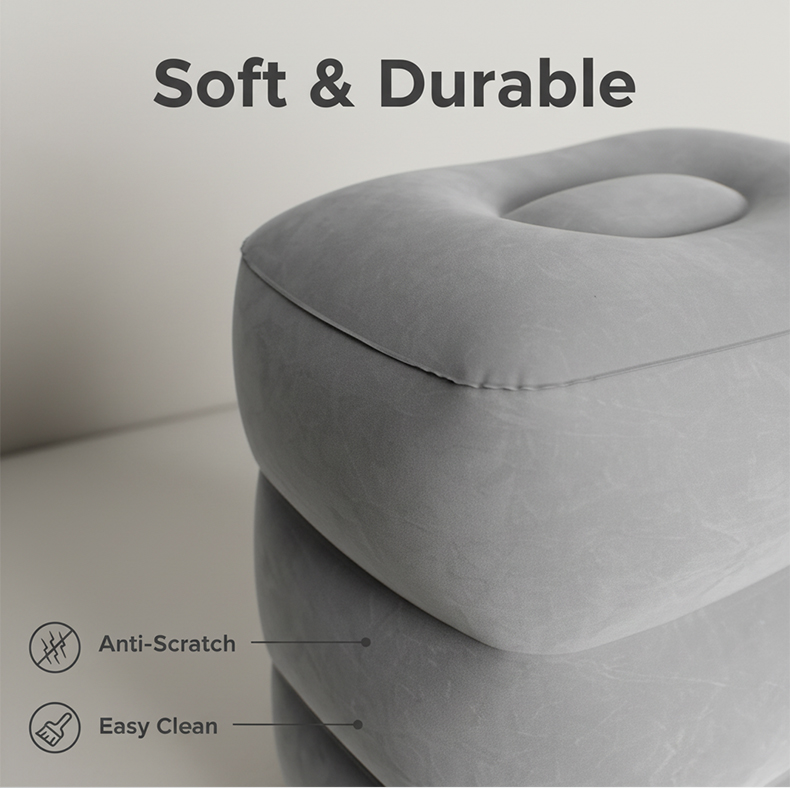 Дорожная надувная подставка для ног (Travel Inflatable Foot Mat)