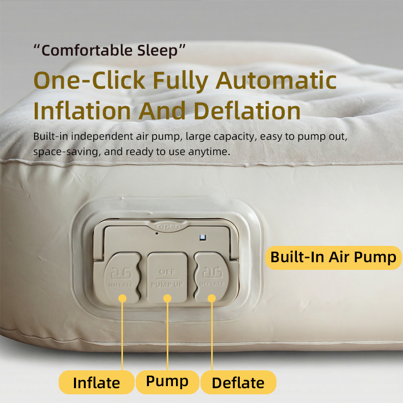 Надувной матрас для отдыха на природе