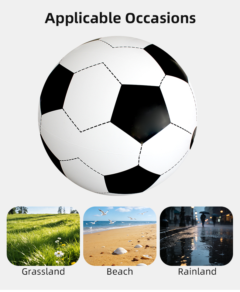 Надувной футбольный мяч