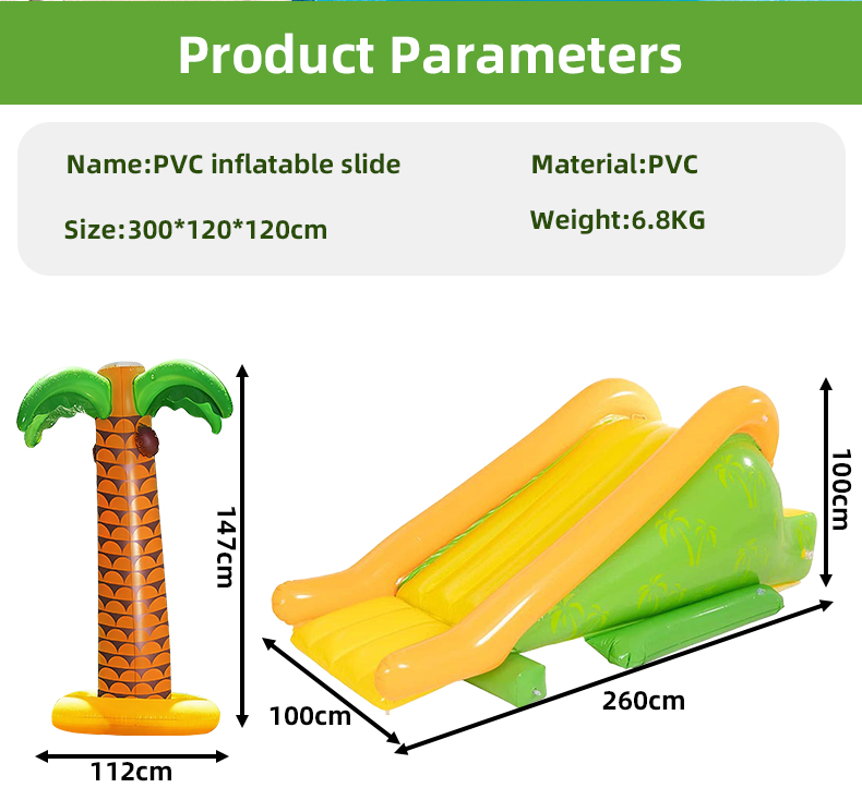 Надувная горка из ПВХ