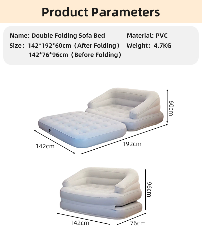 Двухслойный складной диван-кровать