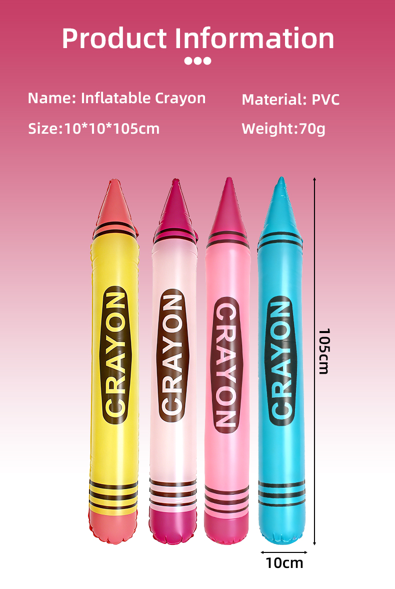 Надувная восковая пастель (Inflatable Crayon)