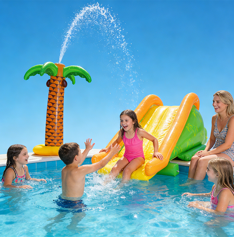 Надувная горка из ПВХ