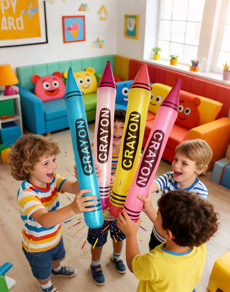 Надувная восковая пастель (Inflatable Crayon)