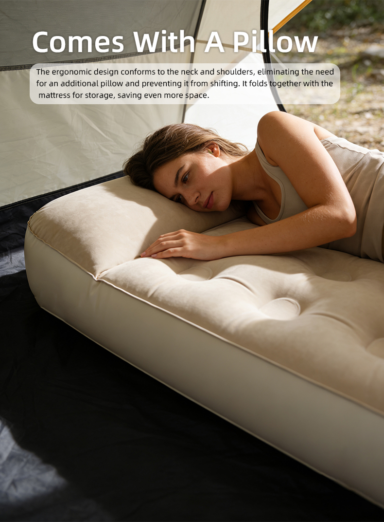 Надувной матрас для отдыха на природе