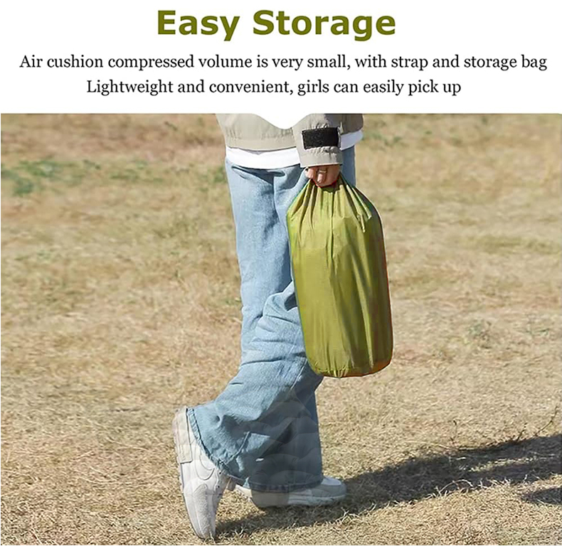 Надувной туристический коврик для отдыха