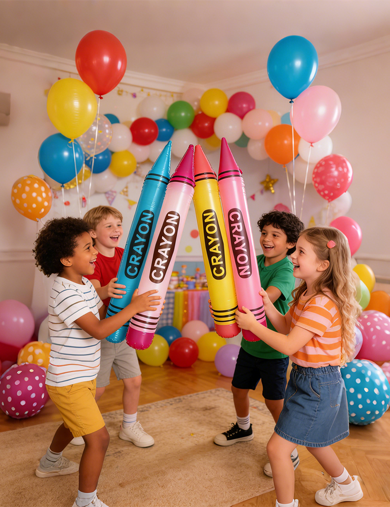 Надувная восковая пастель (Inflatable Crayon)