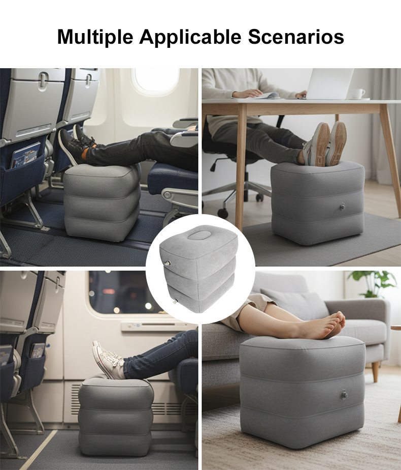 Дорожная надувная подставка для ног (Travel Inflatable Foot Mat)