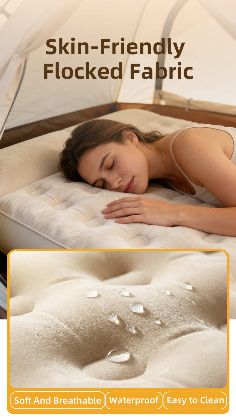 Надувной матрас для отдыха на природе